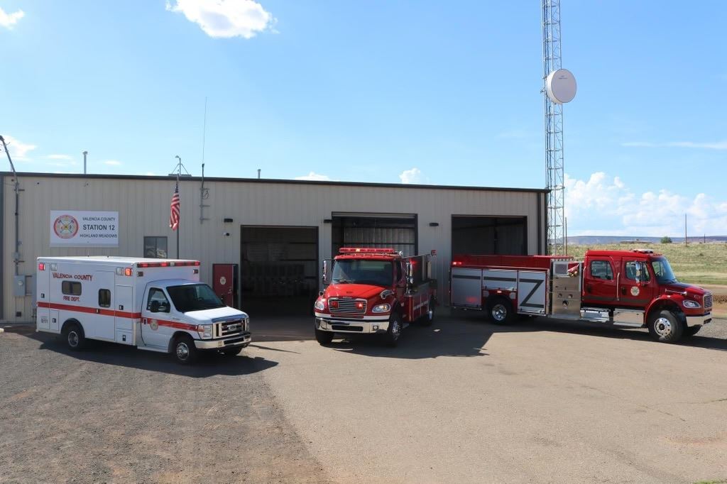 Station 12- Highland Meadows - Fire vehicles parked in front of station Station 12- Highland Meadows - Fire vehicles parked in front of station