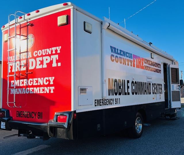 Valencia County Fire Emergency Management Mobile Command Center Van